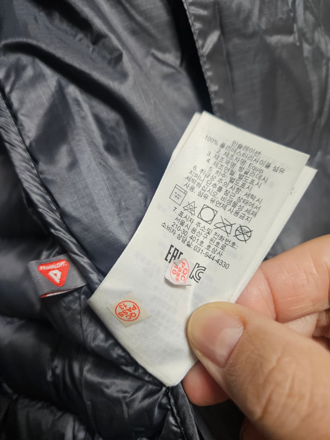 랩 씨러스 알파인 자켓 블랙 팝니다. 상품이미지9