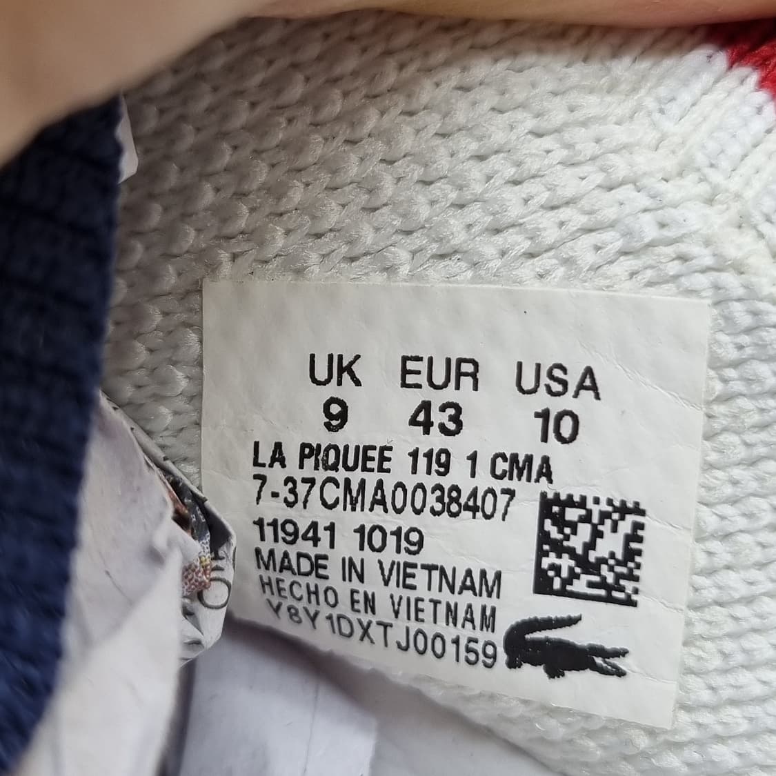 라코스테 니트 남성스니커즈 43 280 상품이미지6