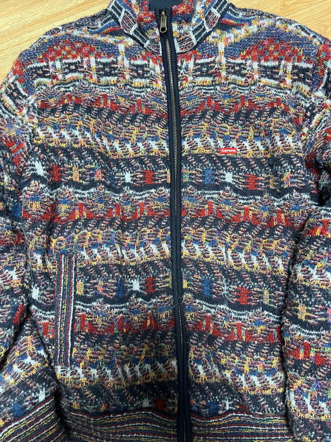 Supreme x missoni (슈프림 미쏘니) 리버시블 니트 자켓 상품이미지1