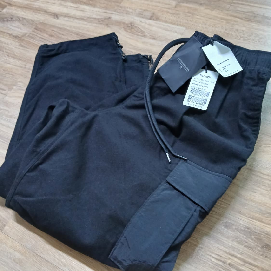 택붙은 미사용 moif 모이프 삼성물산 카고 와이드 팬츠 바지 상품이미지1