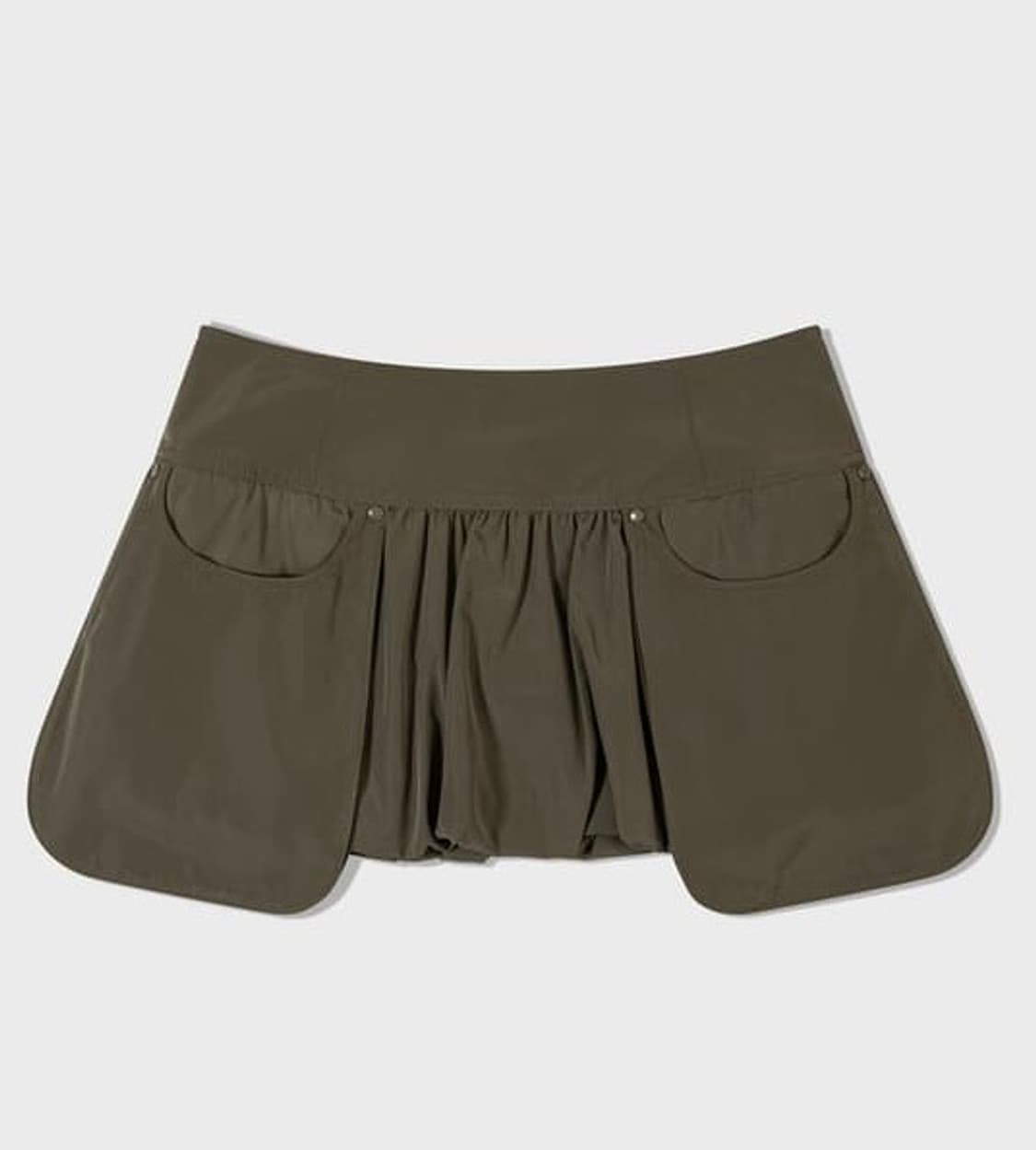 로우클래식 버블 미니스커트- 브라운 M (새상품) 상품이미지1