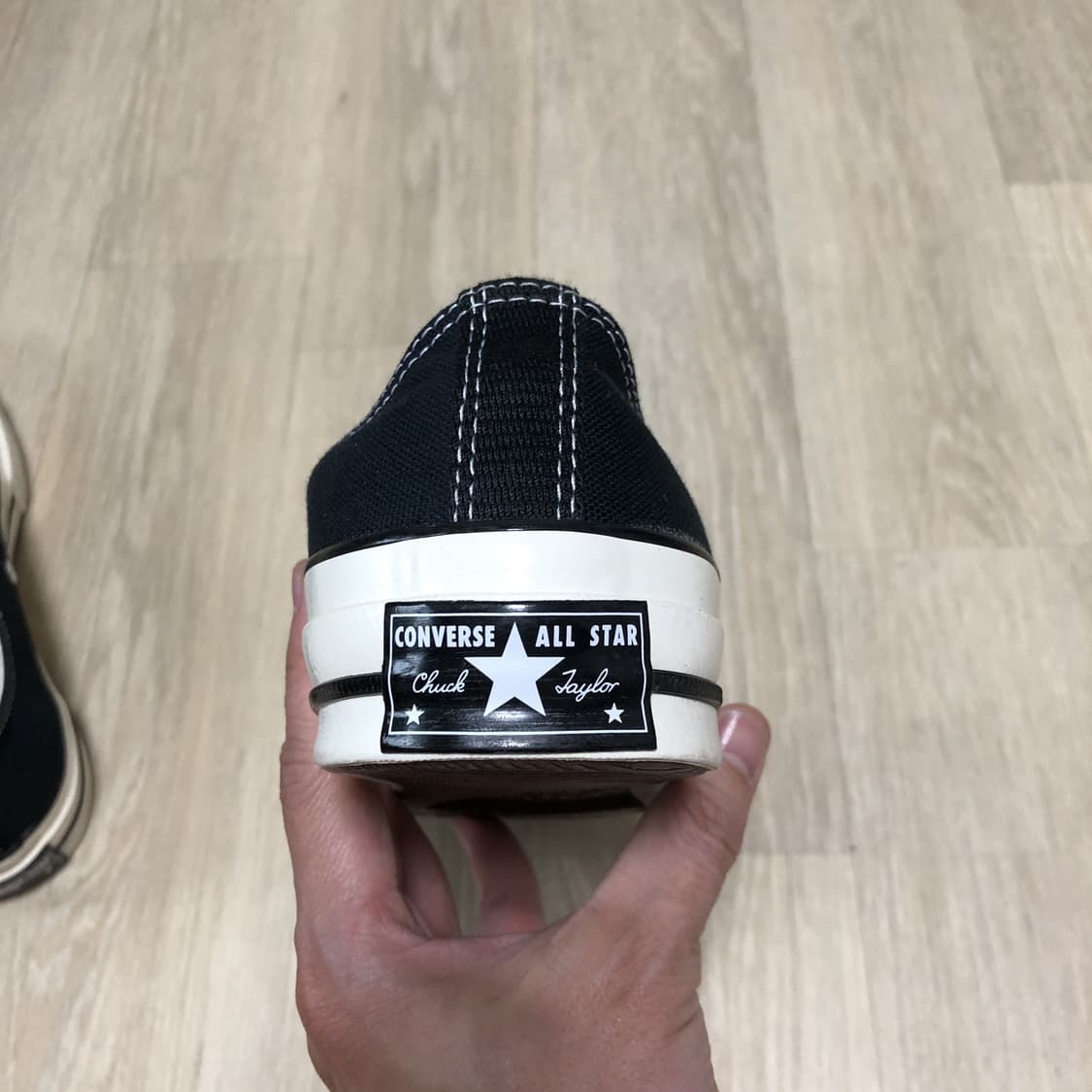 (255) 새상품 컨버스 CONVERSE 70's 척테일러 로우 블랙 상품이미지3