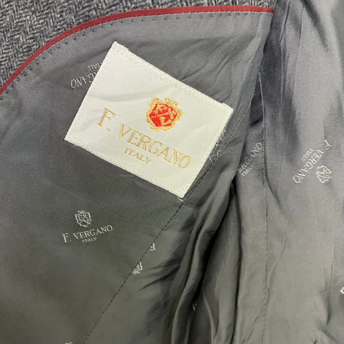 이태리 빈티지 퓨어 캐시미어 100 블레이저 자켓 남성 차콜 그레이 상품이미지7