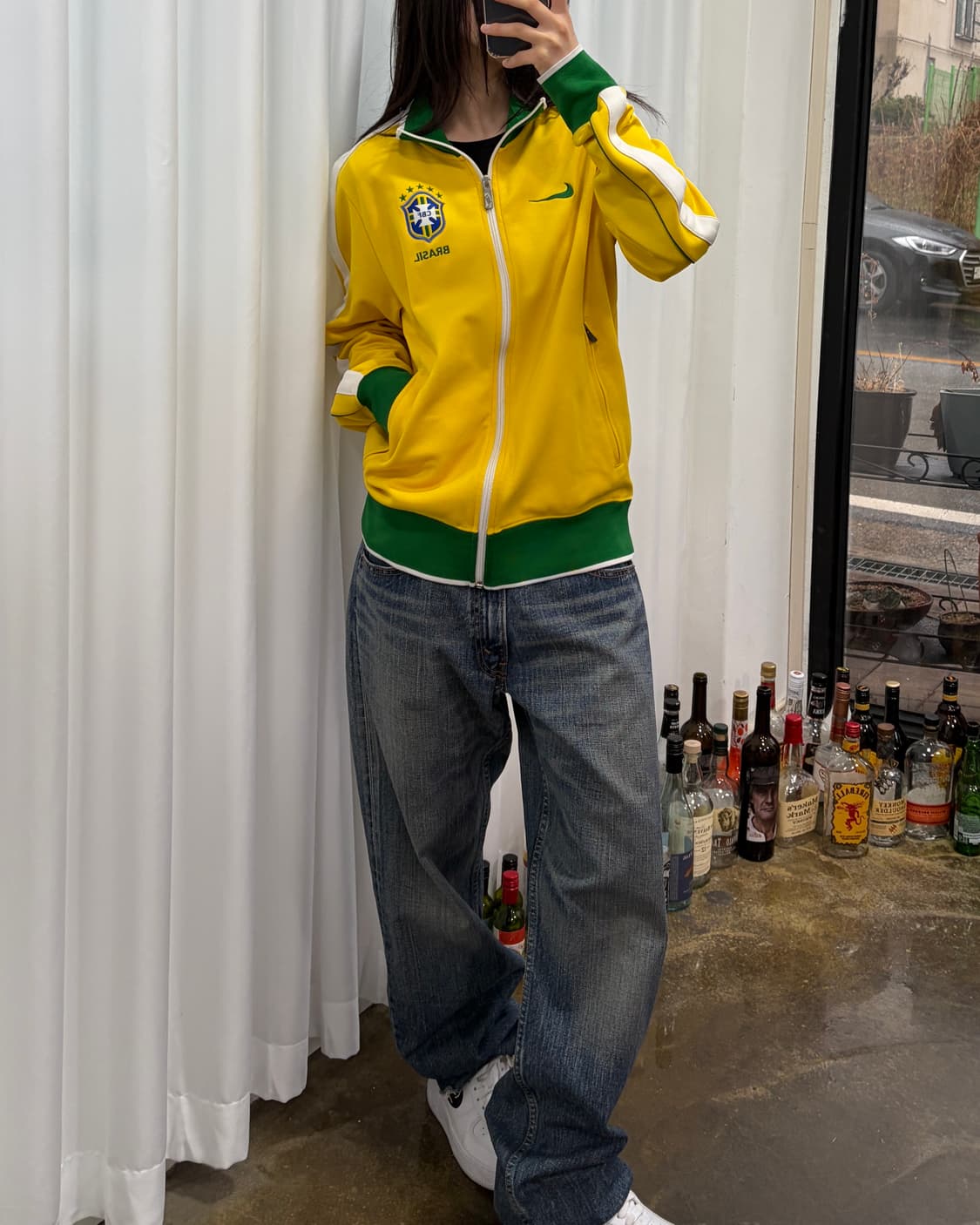 [S-M]나이키 브라질 국가대표 트랙탑 져지 상품이미지3