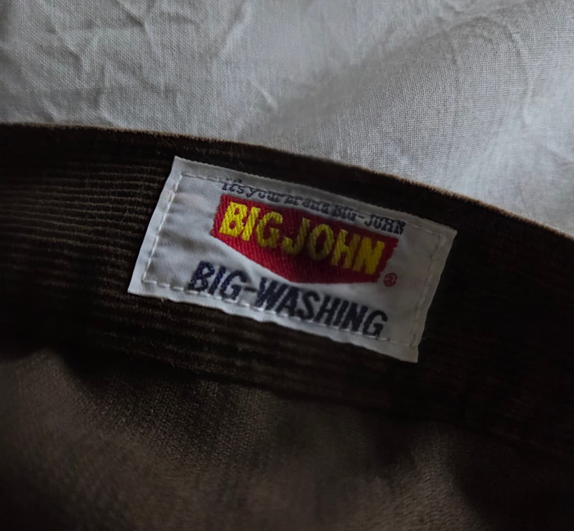 Big john 빅존 브라운 코듀로이 바지 34 상품이미지6