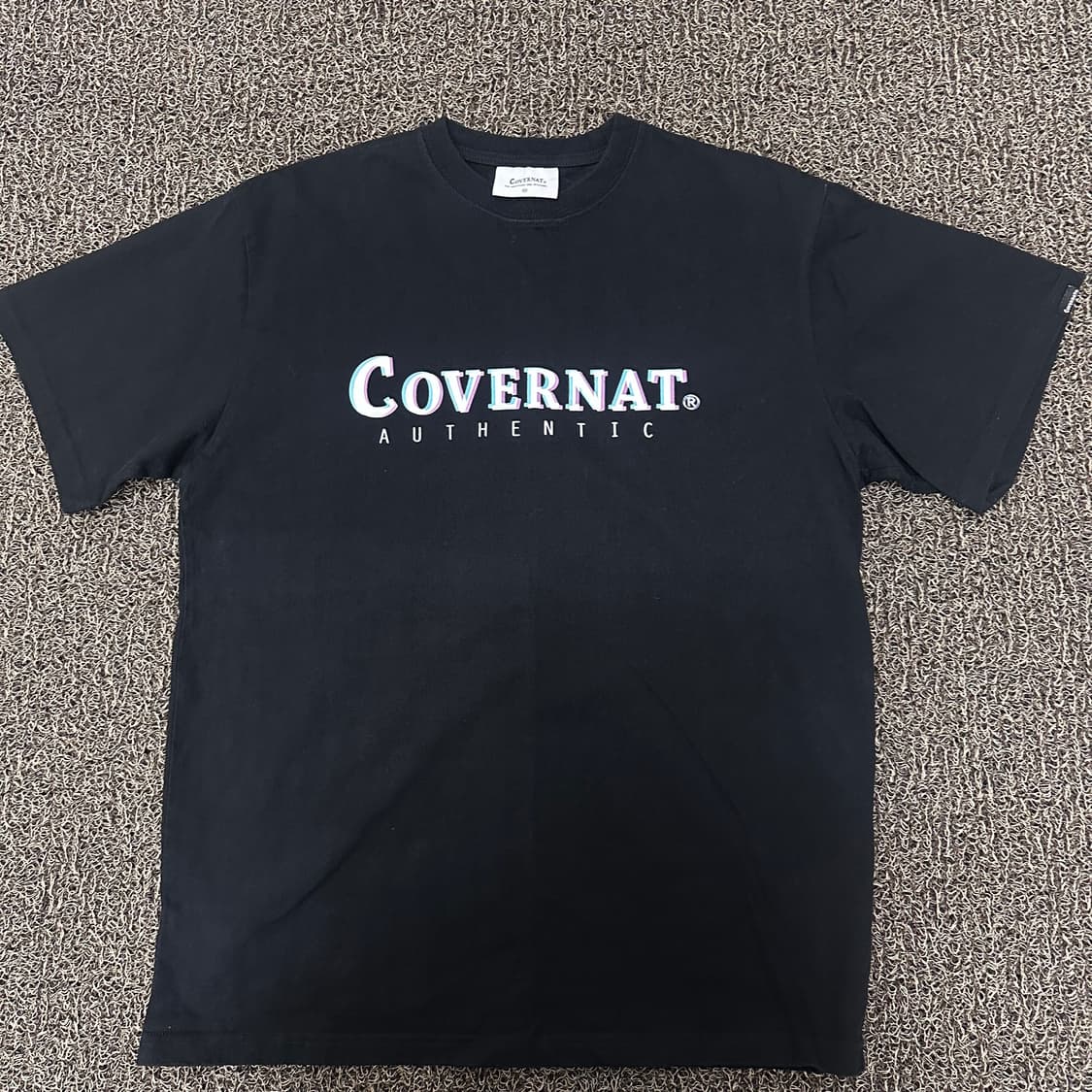 커버낫 반팔티셔츠 블랙 M 상품이미지1