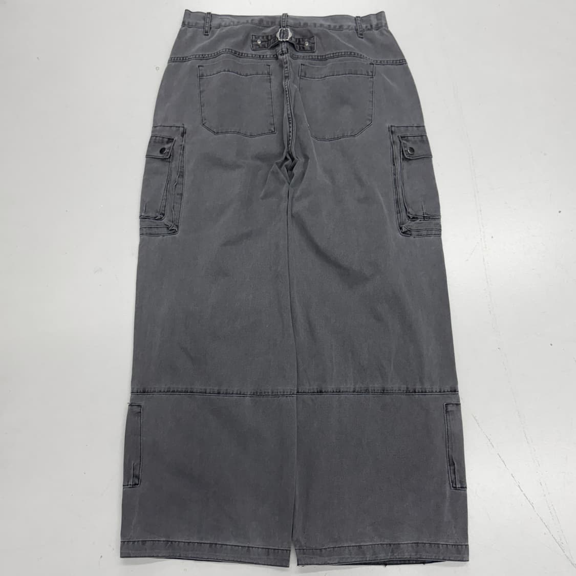 밀로 아카이브 멀티포켓 탄창 와이드 워싱 카고팬츠 상품이미지3