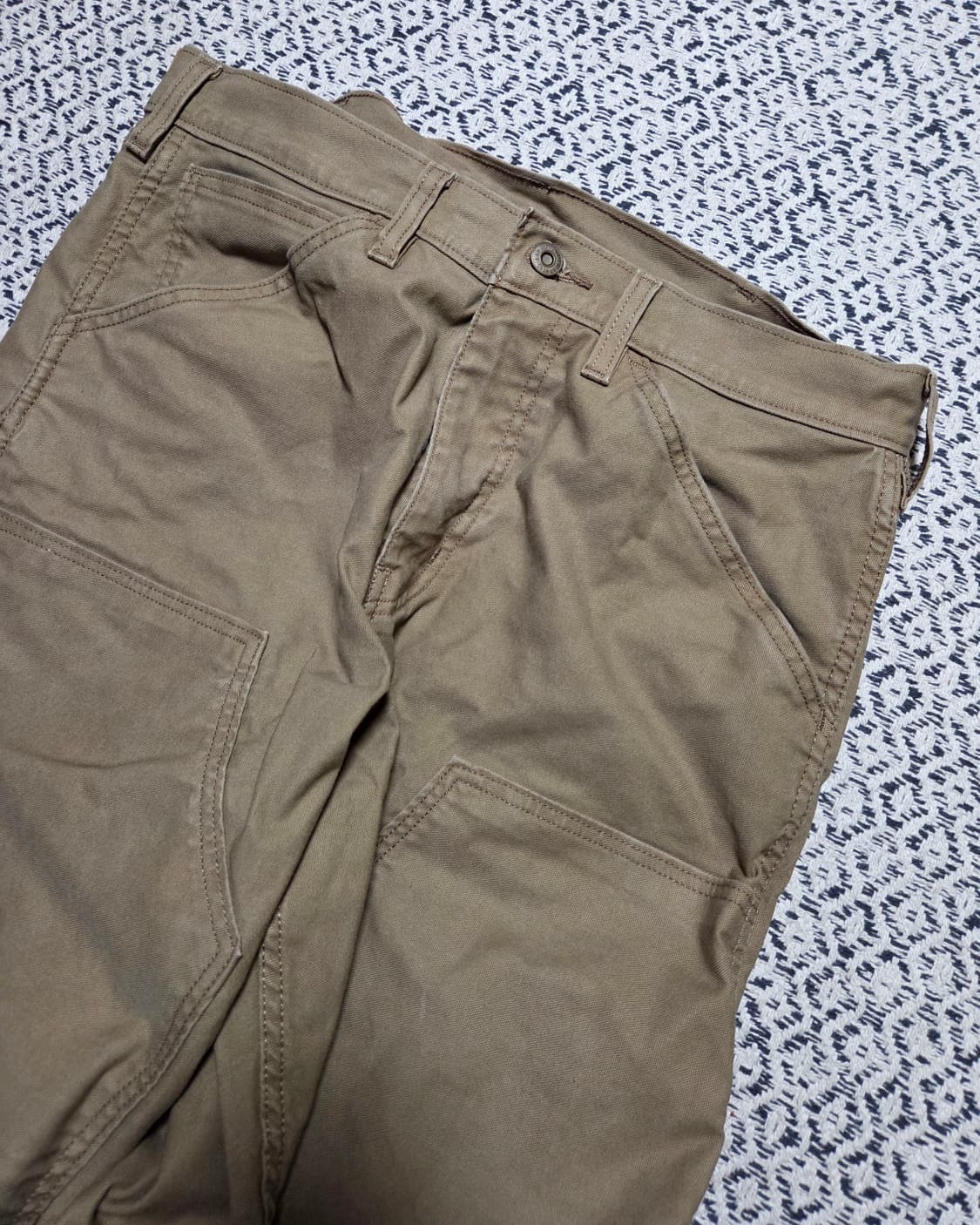 리바이스 565 더블니 데님 팬츠 탄 34x30 상품이미지2