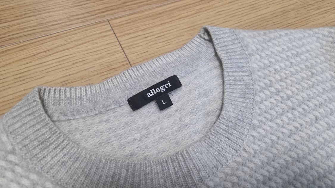 알레그리 캐시미어 100 크루넥 니트  상품이미지3