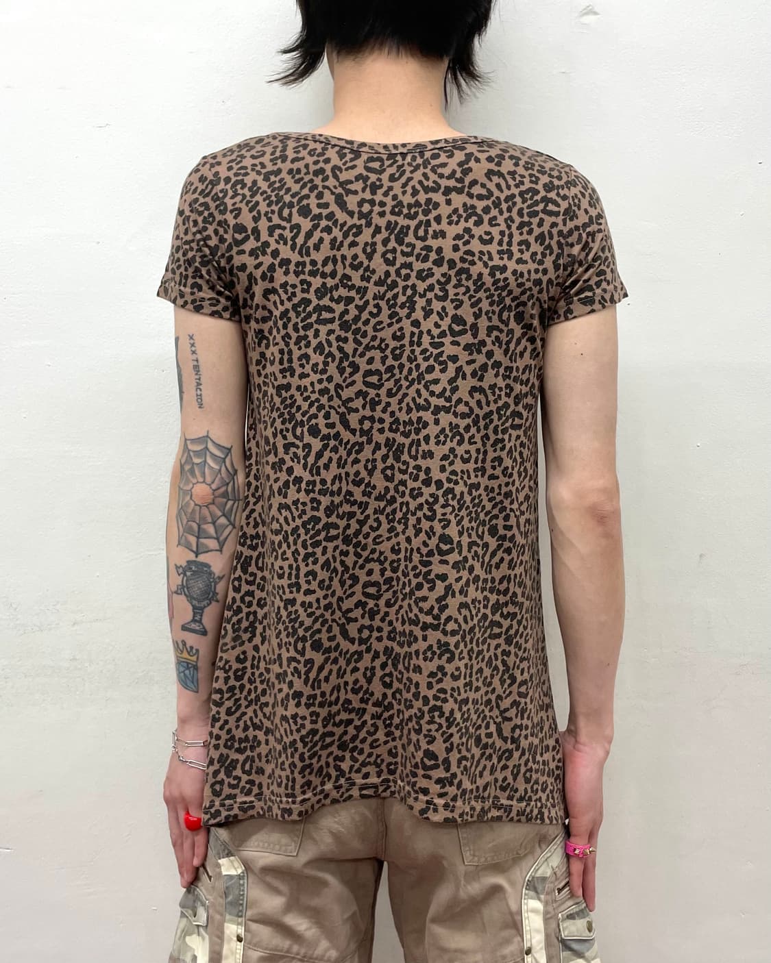 Leopard Asymmetric T-Shirt 상품이미지2