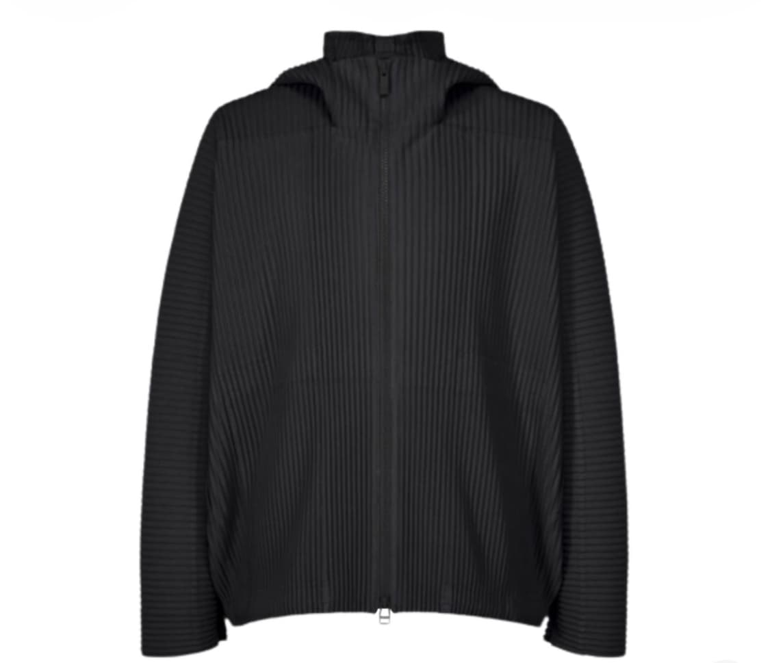 옴므 플리세 이세이 미야케 MC 메이 집업 파카 블랙 상품이미지1