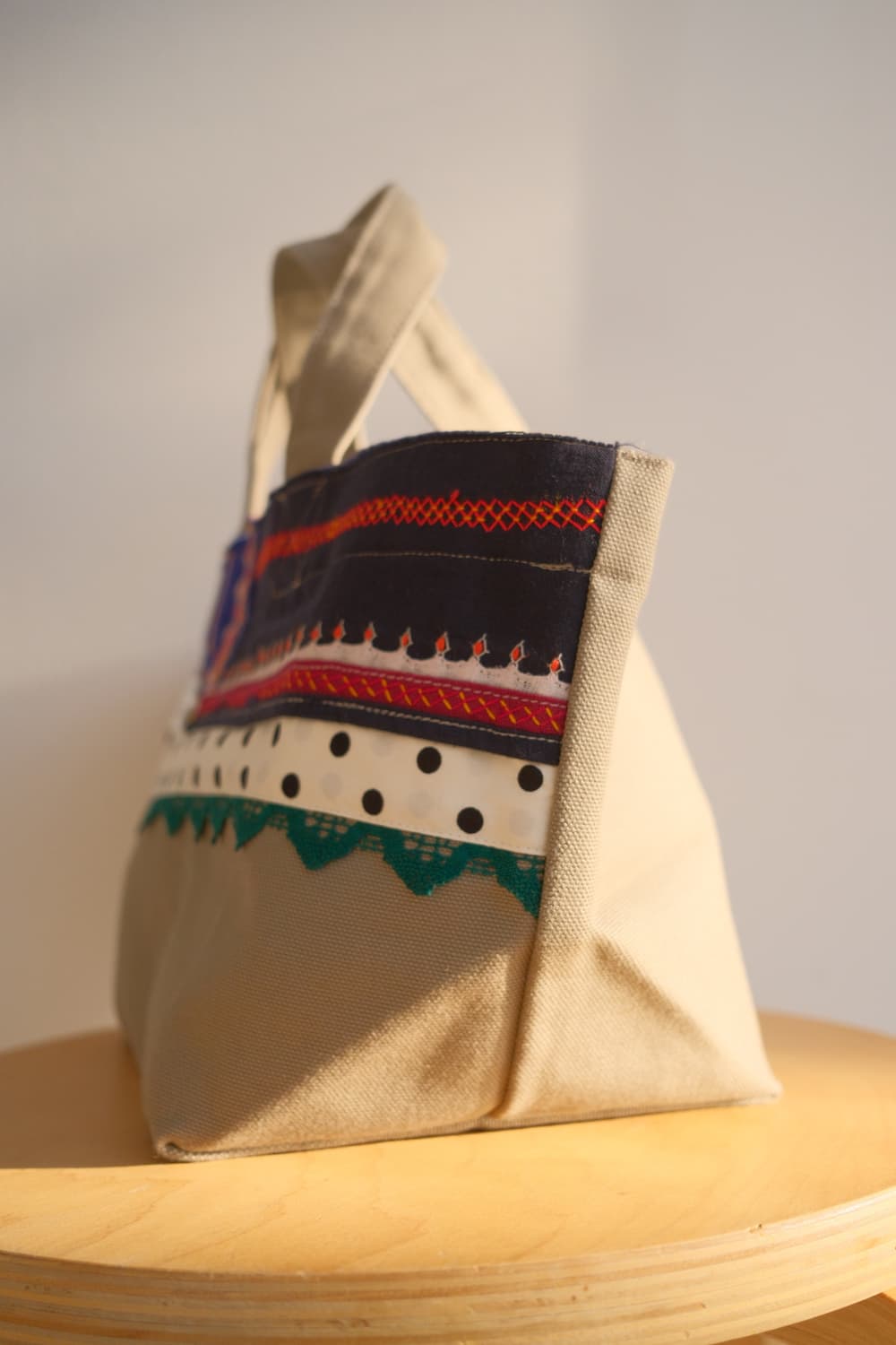 Patch work canvas bag 상품이미지5