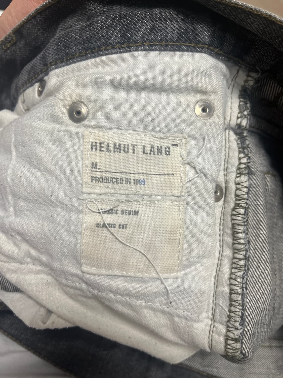 Helmut lang 99 classic cut denim 30 상품이미지2