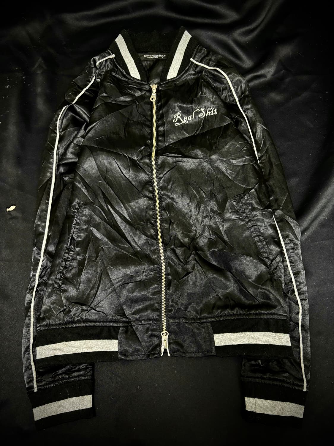 Oriental Black Nylon Skull 2-way Jacket 상품이미지5