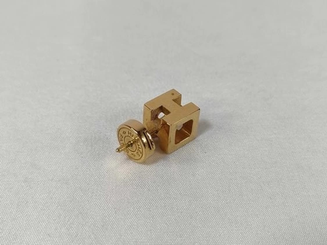 [S급 풀구성] 에르메스(HERMES) 카쥬 드 아쉬 H-큐브 이어링 상품이미지2