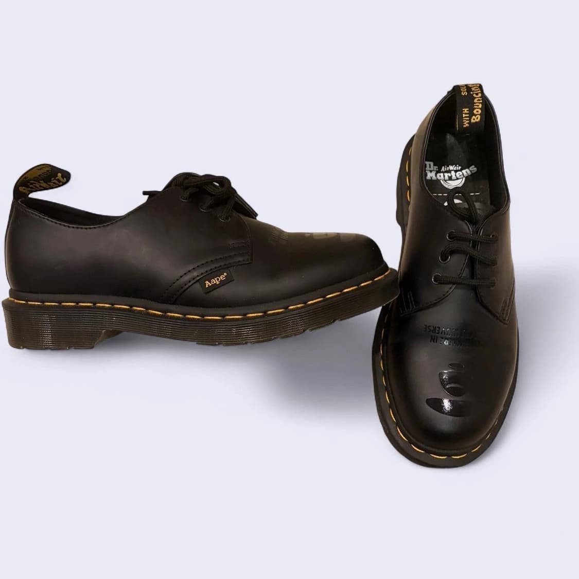 닥터마틴 X 베이프 AAPE 1461 스무스 가죽 옥스퍼드 슈즈 250 상품이미지2
