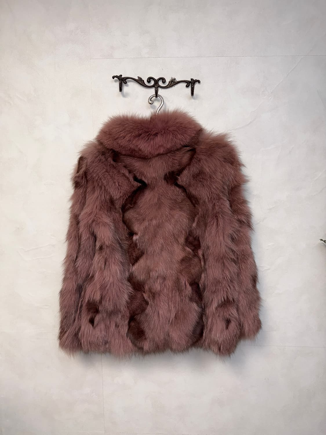 Mixed indi pink fox fur jacket  상품이미지3
