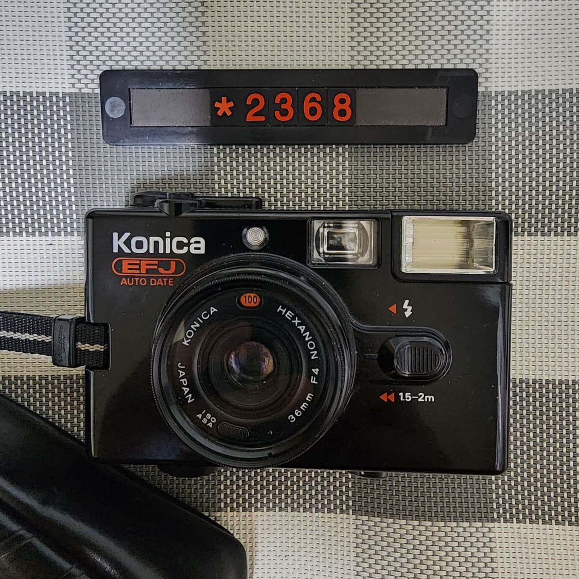 코니카 EFJ 오토데이트 블랙 필름카메라 코니카 팝 동일 상품이미지1