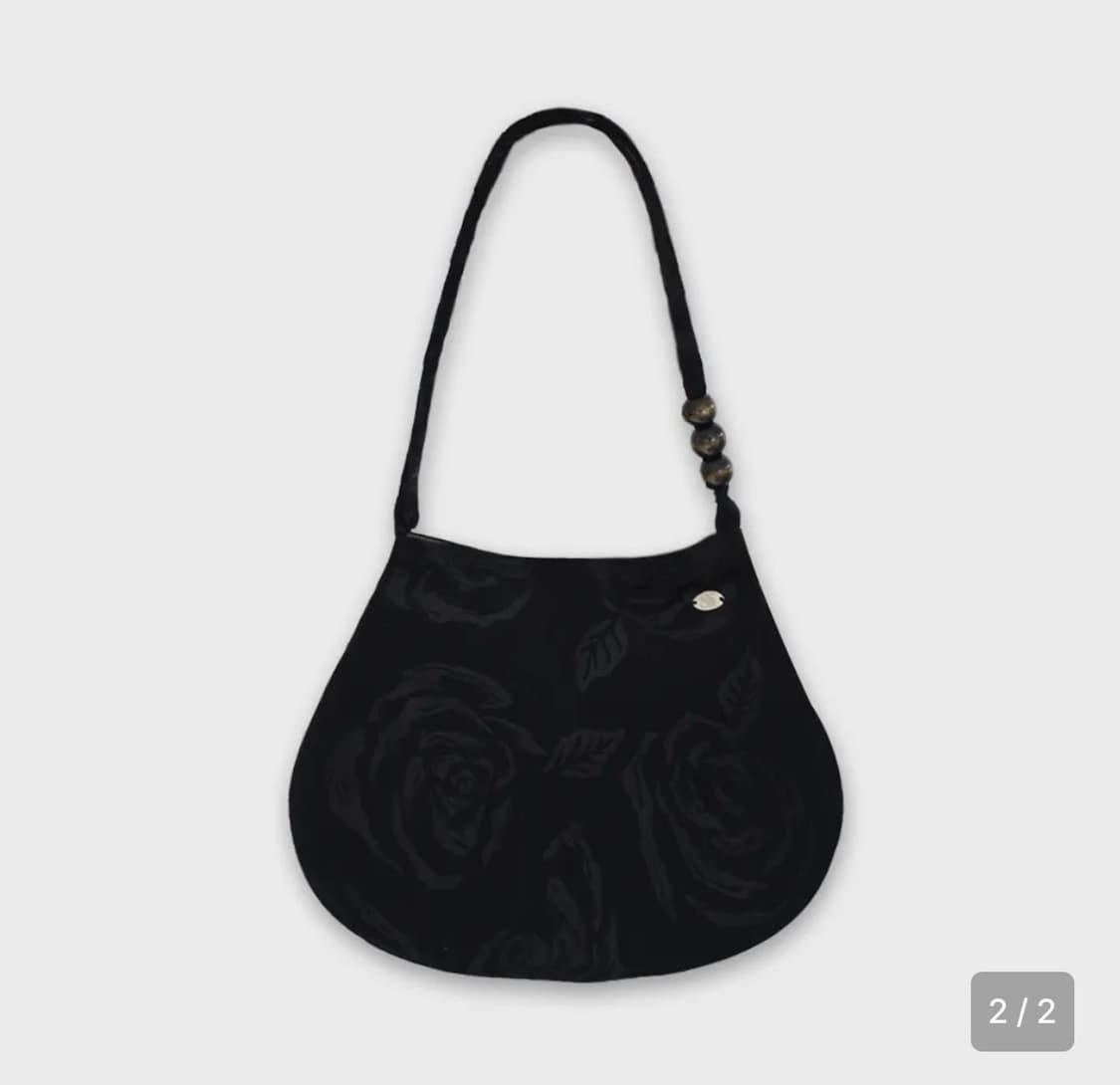 콜로신스 볼 백 로즈 블랙 bowl bag rose black 숄더백 상품이미지1