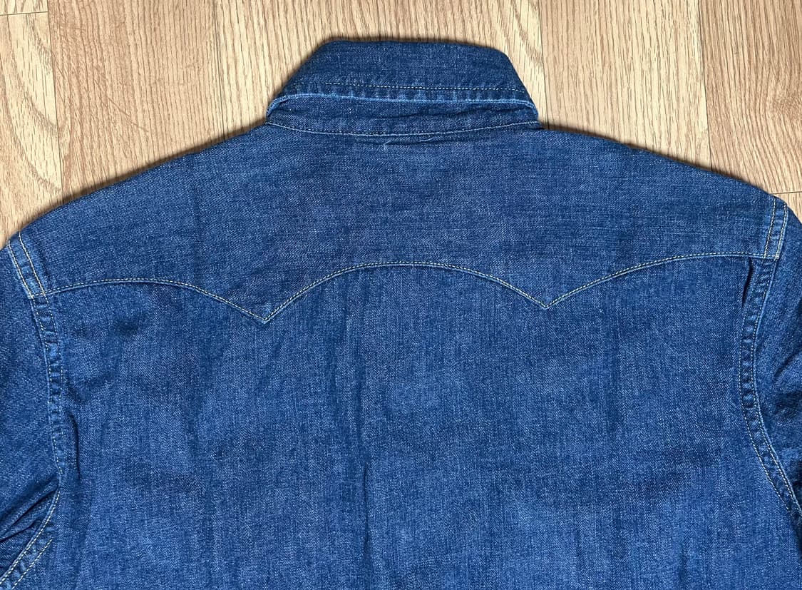 오어슬로우 OrSlow 데님 웨스턴 셔츠 Sz.1 상품이미지4