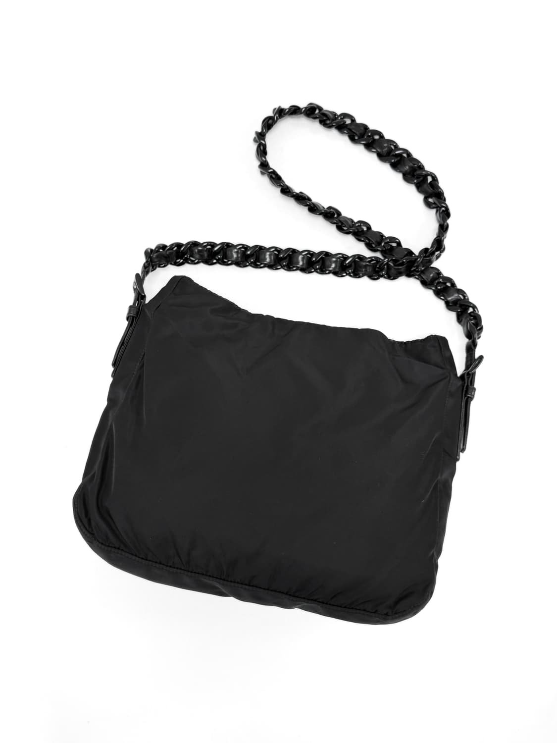 프라다 나일론 플라스틱 체인 크로스백 상품이미지2