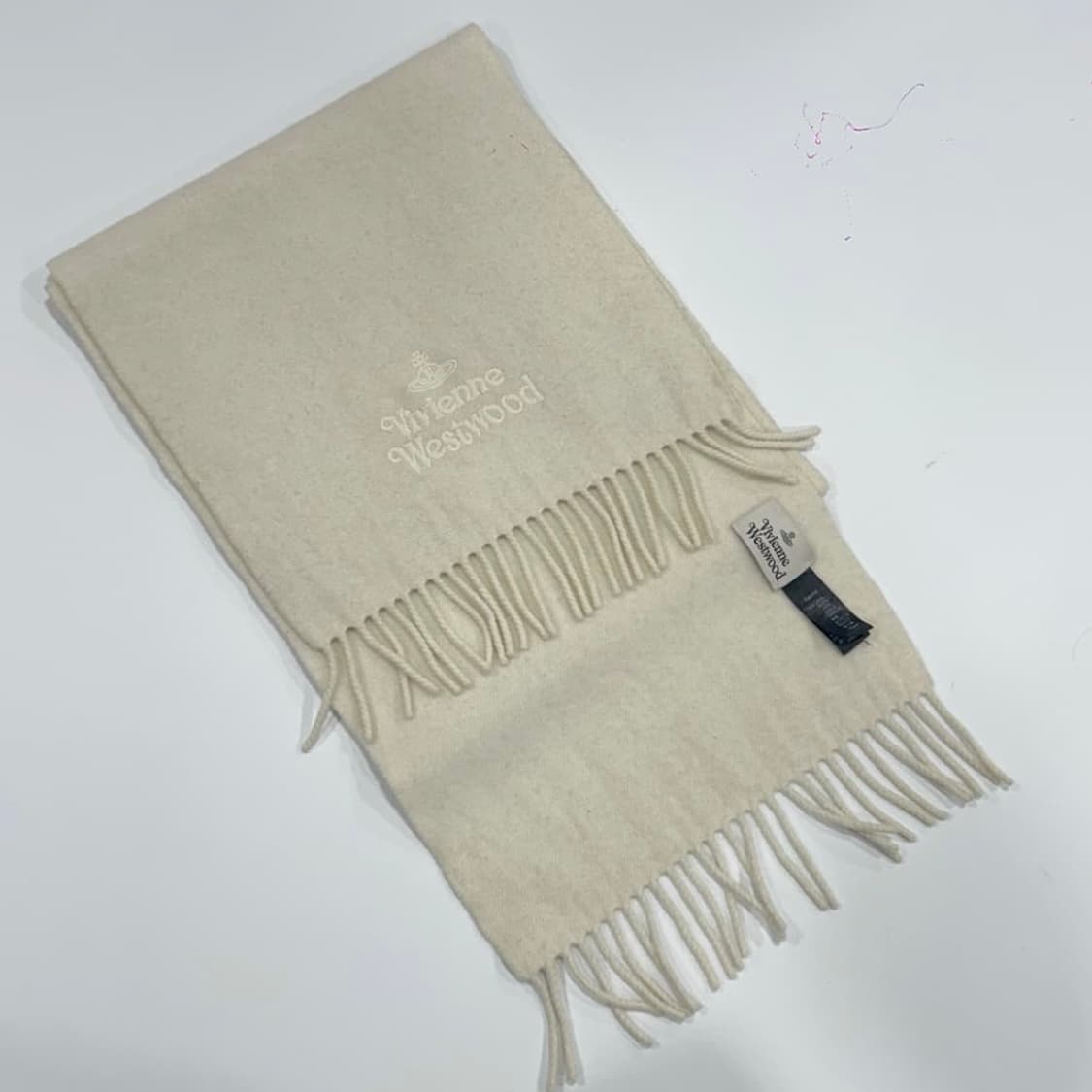 Vivienne westwood 비비안웨스트우드 아이보 리 목도리 상품이미지5