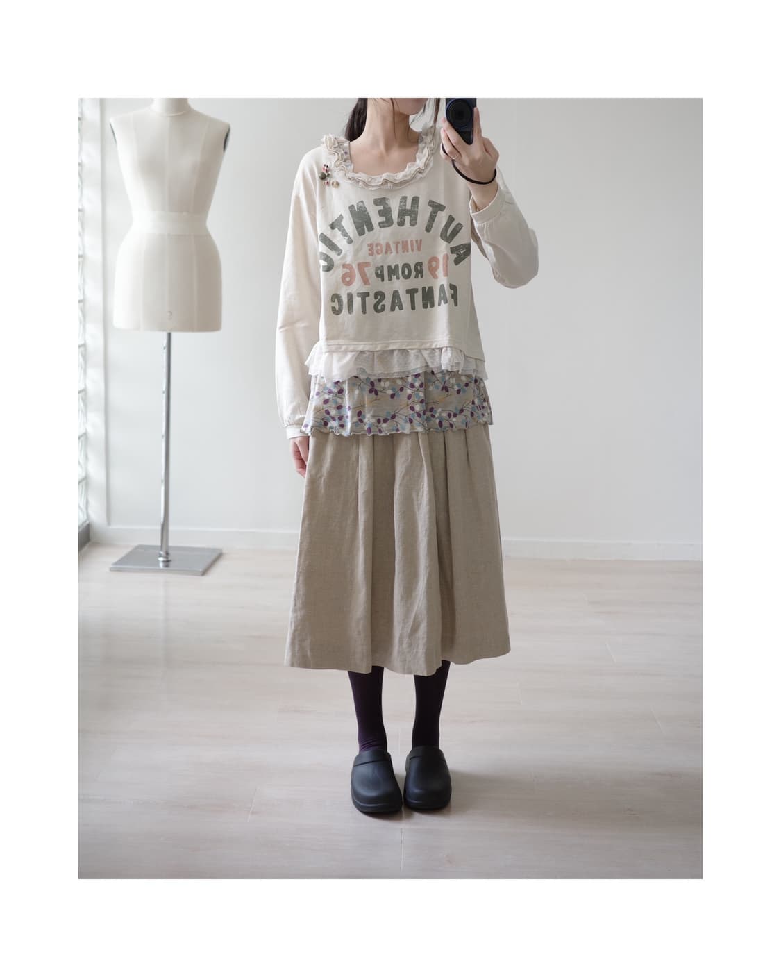  Vintage authentic frill top 상품이미지5
