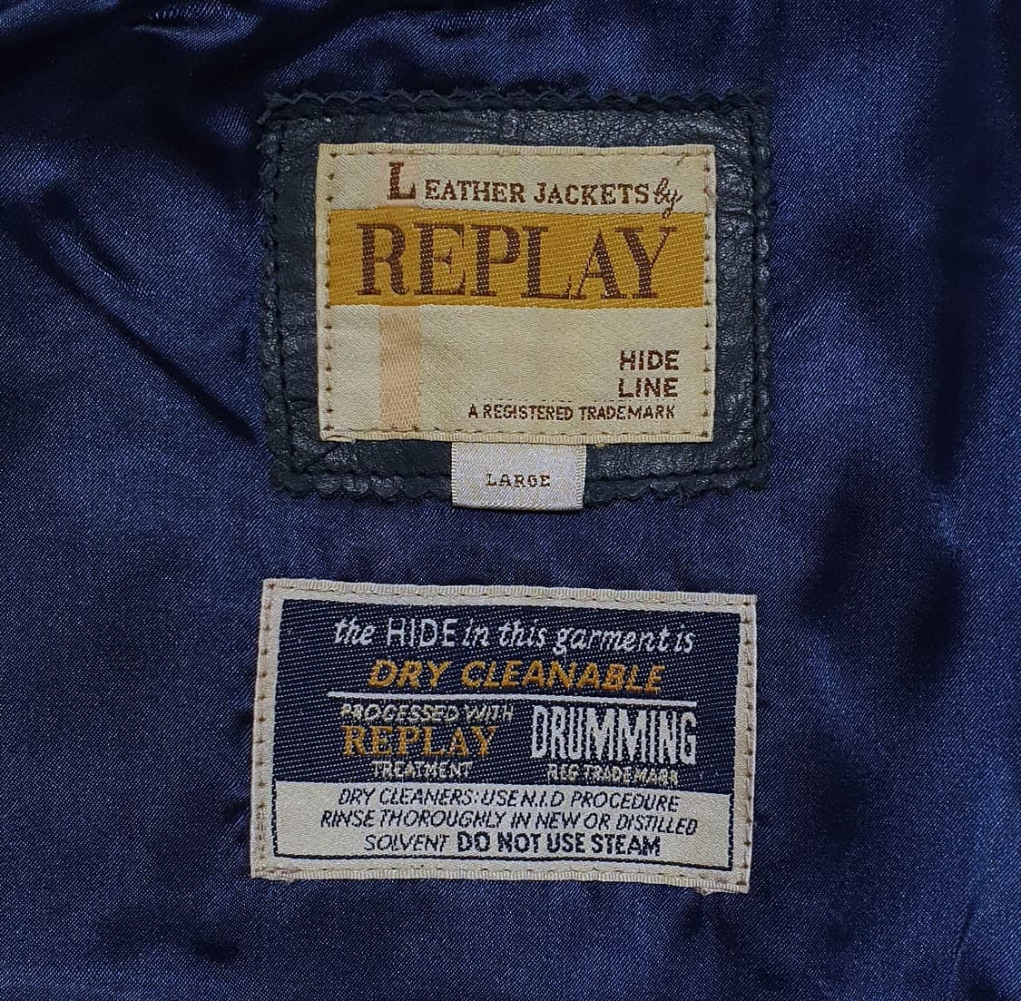 replay 리플레이 시카고 폴리스 가죽 자켓 L (105-110) 상품이미지10