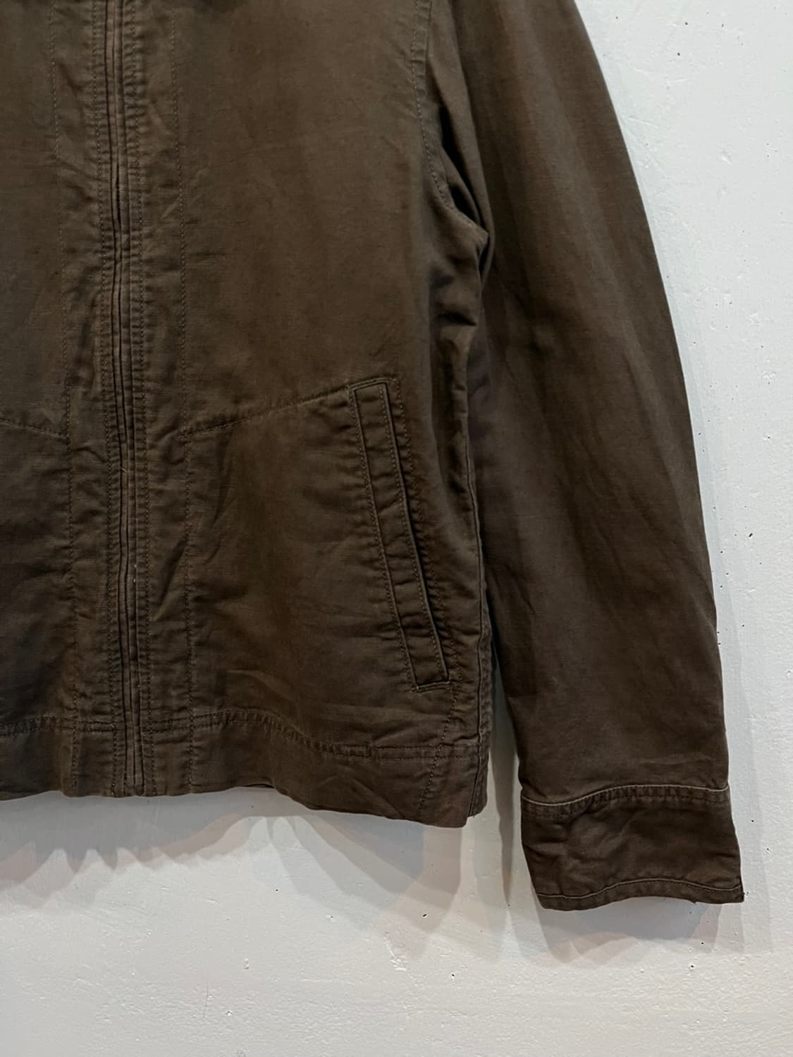 GAP 갭 린넨 블렌드 블루종 자켓 브라운 상품이미지2