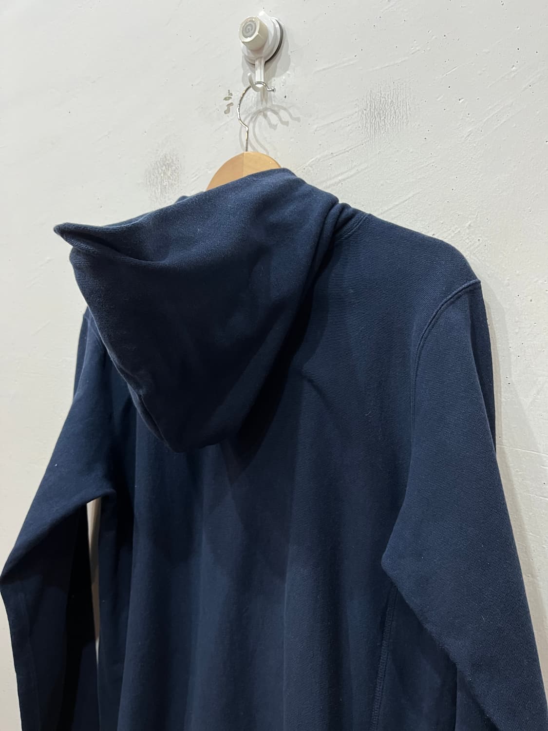 챔피온 리버스위브 후드 네이비  상품이미지4