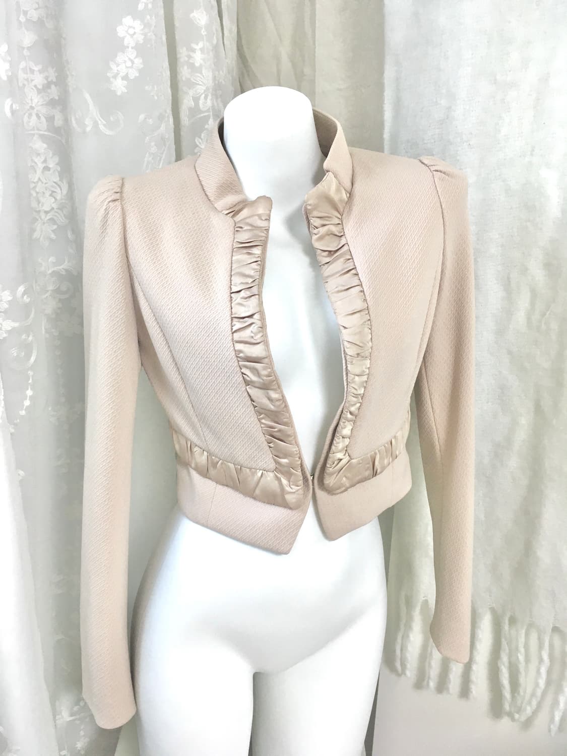 르네상스 페어리 프릴 슬림 블레이저 자켓 상품이미지1