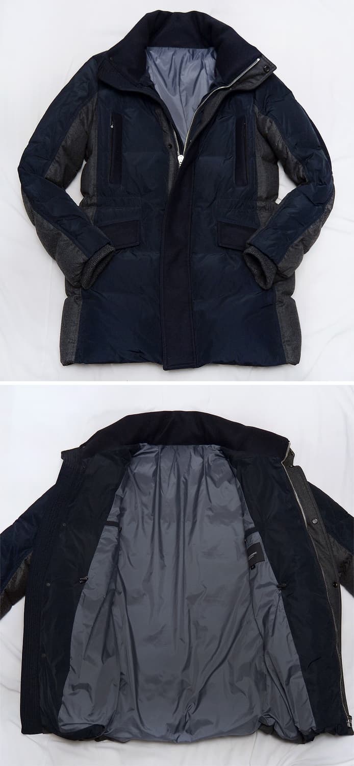 솔리드옴므 우영미 울캐시미어 구스다운 패딩 코트 (100) 상품이미지2