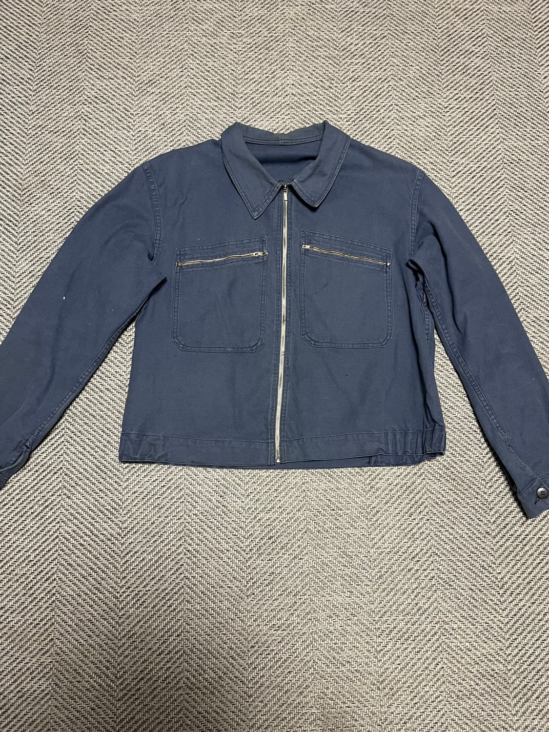 80-90s 프렌치 워크 사이클리스트 자켓 상품이미지1