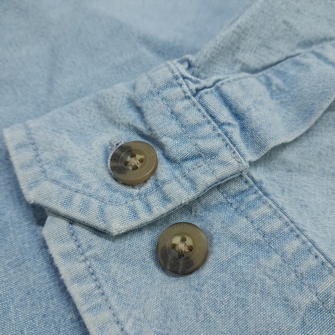 CN687 XLT 칼하트 데님 긴팔 워크 셔츠 남방 상품이미지6