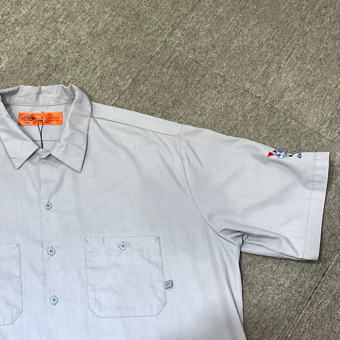 (2XL) Dickies 디키즈 반팔 워크 셔츠 그레이 상품이미지4