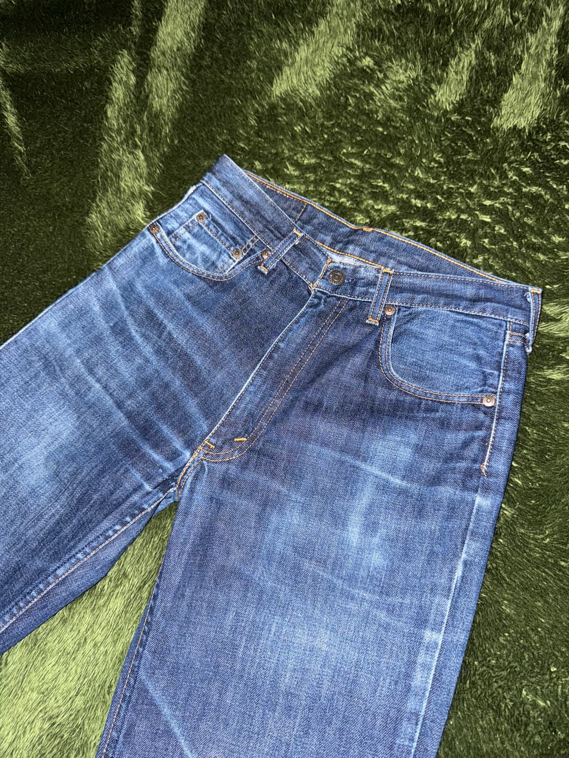 [W31/L34] 리바이스 506 MADE IN JAPAN 워싱 데님 상품이미지2