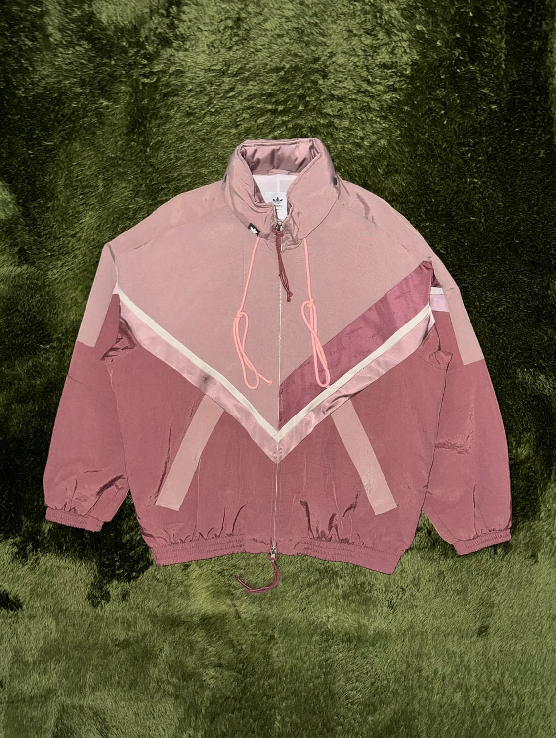 [XL] 아디다스 X 송포더뮤트 콜라보 패치 로고 팀 자켓 레드 상품이미지1