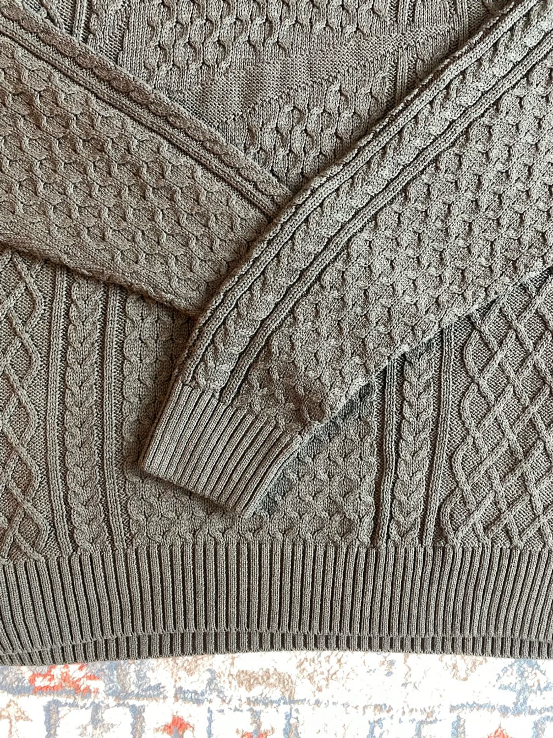 나이키 라이프 케이블 니트 터틀넥 (새제품. XL) 상품이미지3