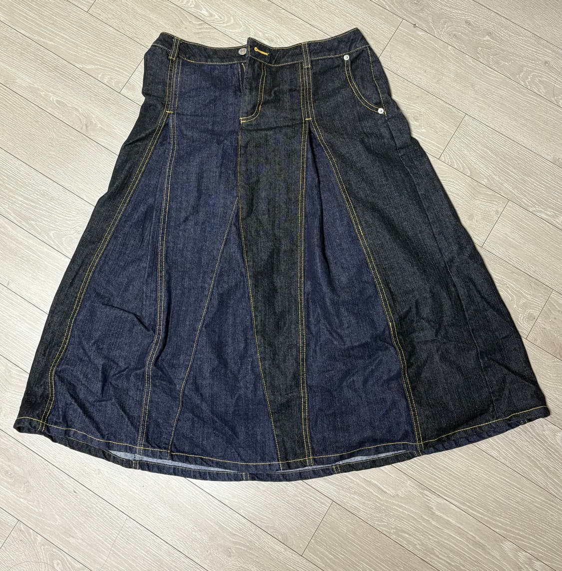 사파리스팟 데님 롱스커트 two denim long skirts 상품이미지3