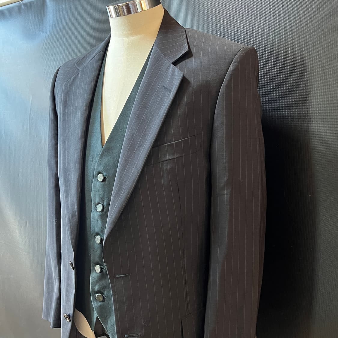 올드 발렌티노 우모 딥그린 자카드 베스트 상품이미지3