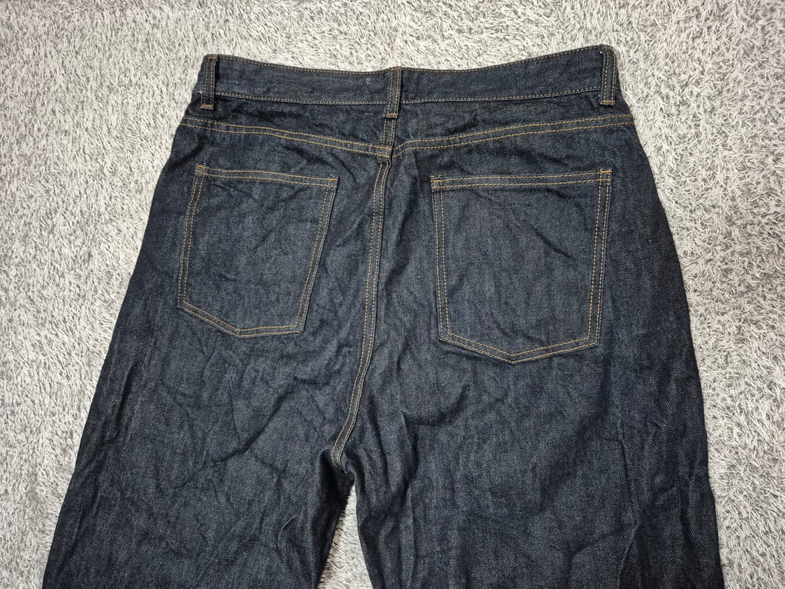 비슬로우 남성 원턱 데님 팬츠 34 상품이미지4