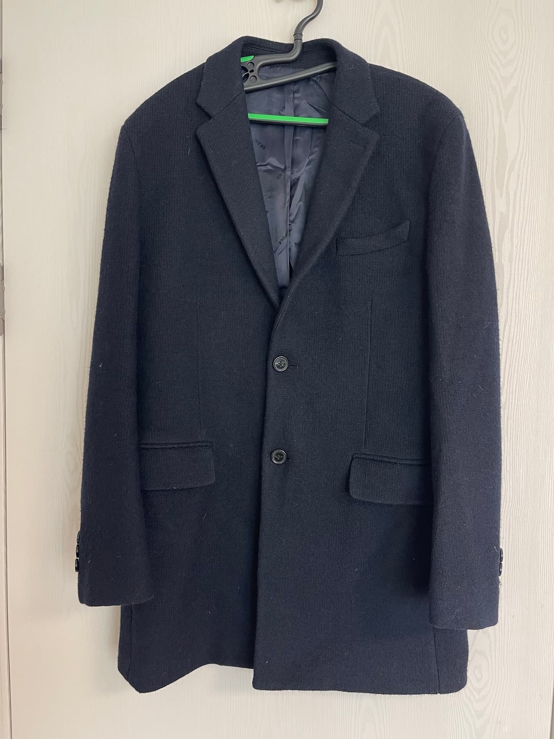 빈폴 울저지 재킷형 코트 BC6930A03R 네이비 105 상품이미지2