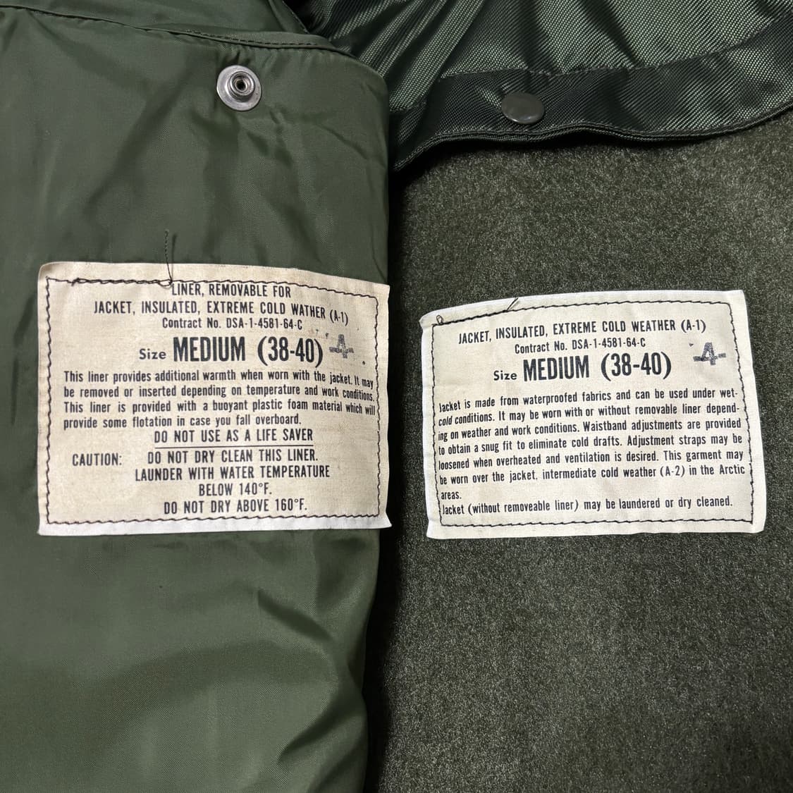 60s 오리지널 미해군 A-1 덱자켓 상품이미지4