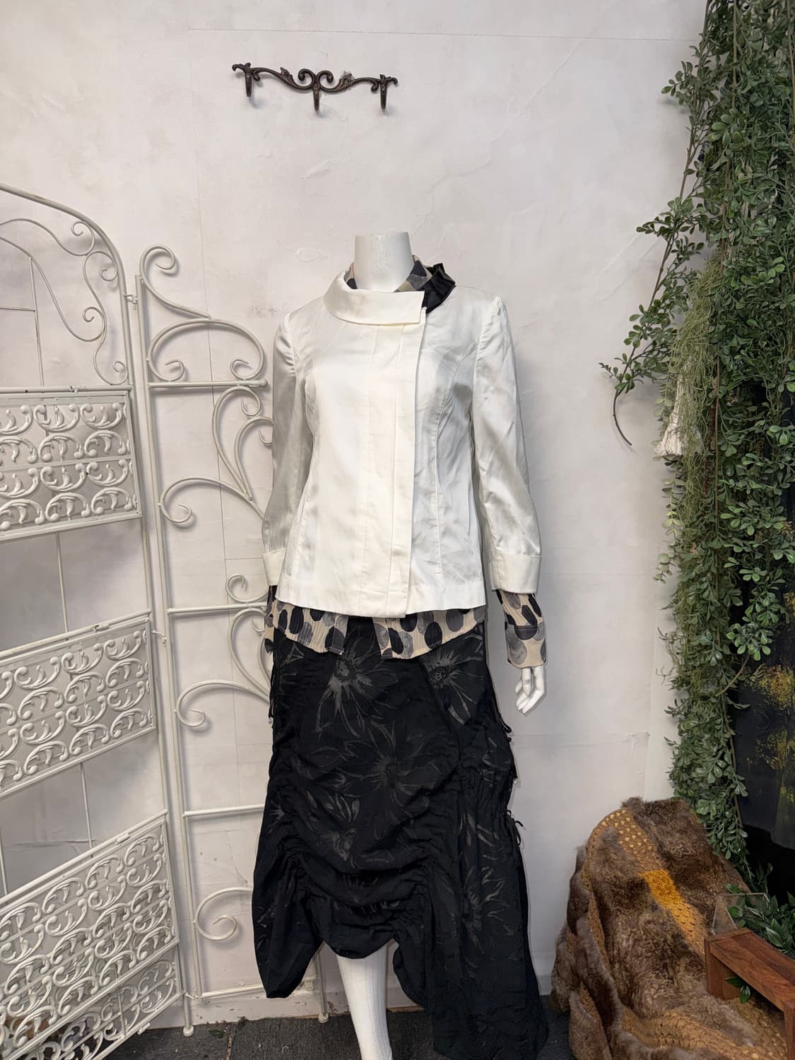 White button collar shirt jacket  상품이미지4