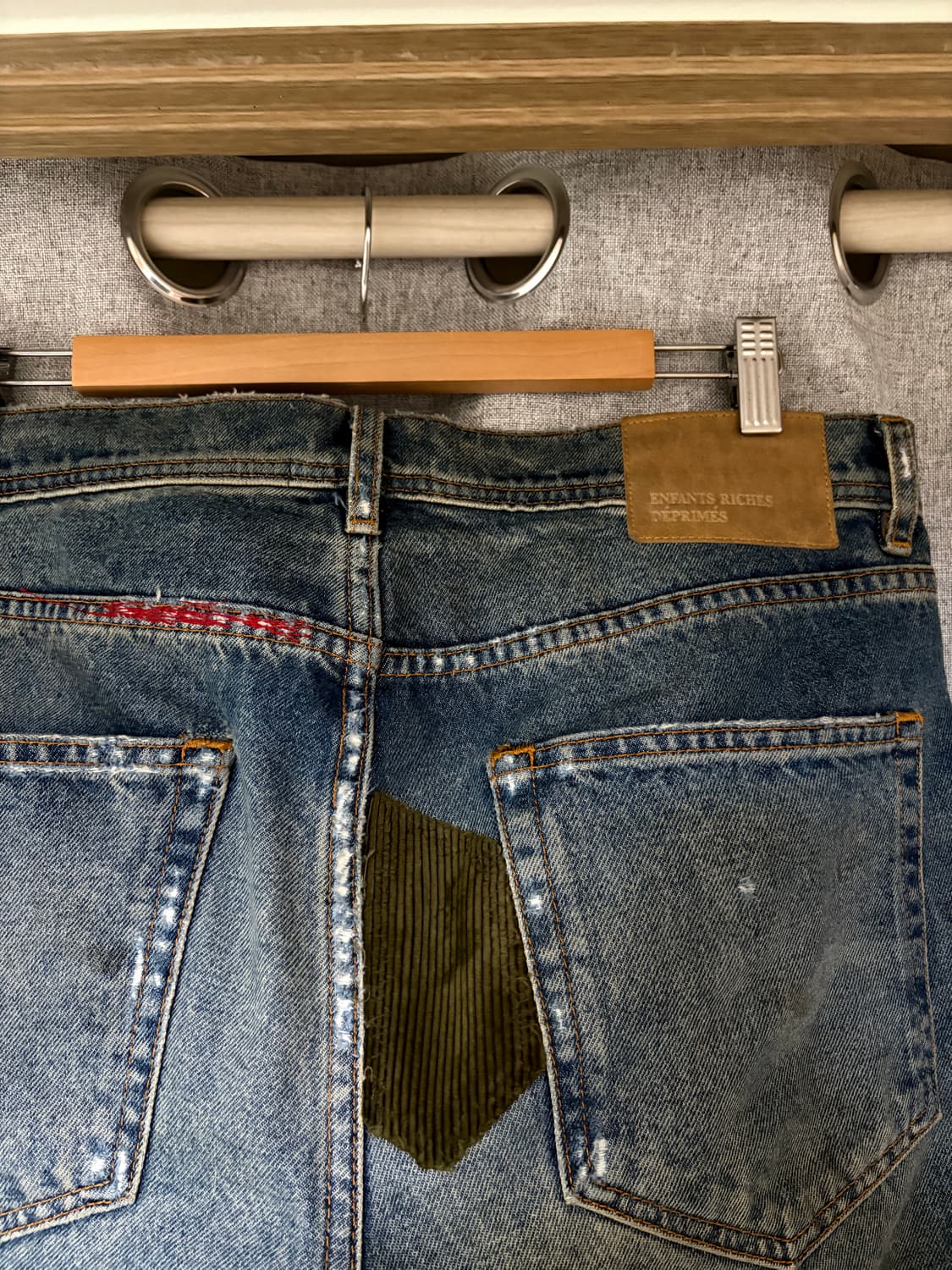 앙팡리쉬데프리메 24fw 코듀로이 패치워크 팬츠 상품이미지3