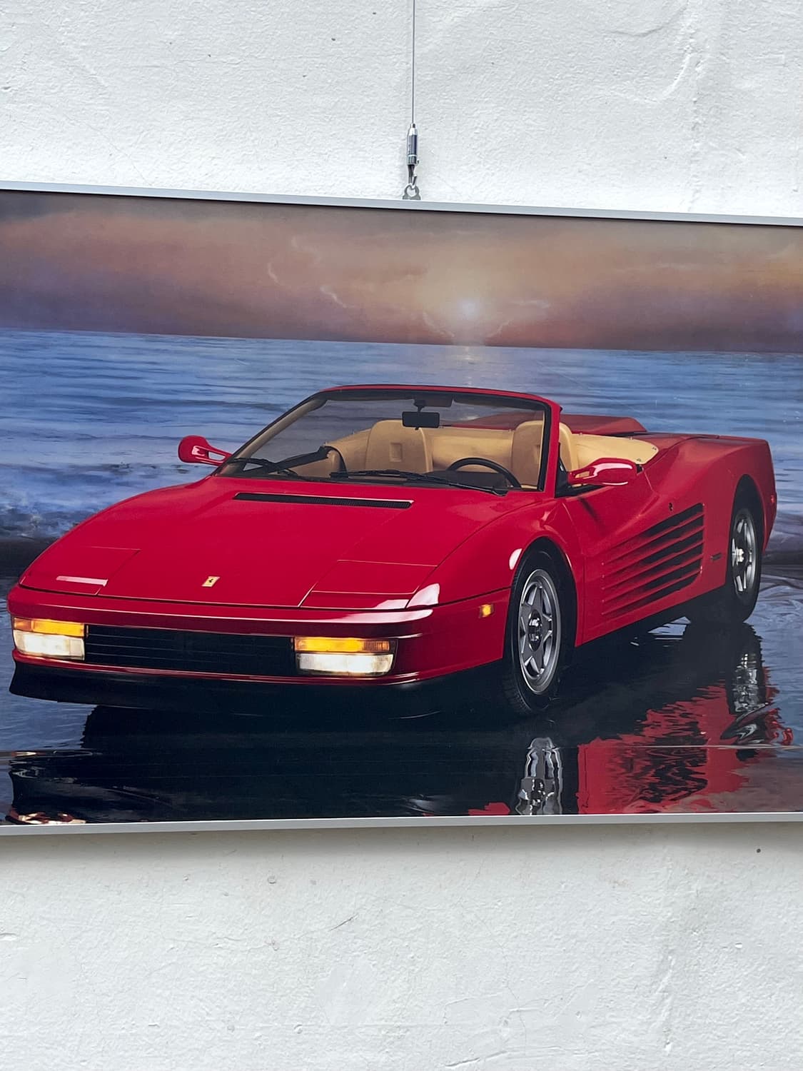 페라리 테스타로사 빈티지 포스터 (액자포함) 상품이미지3