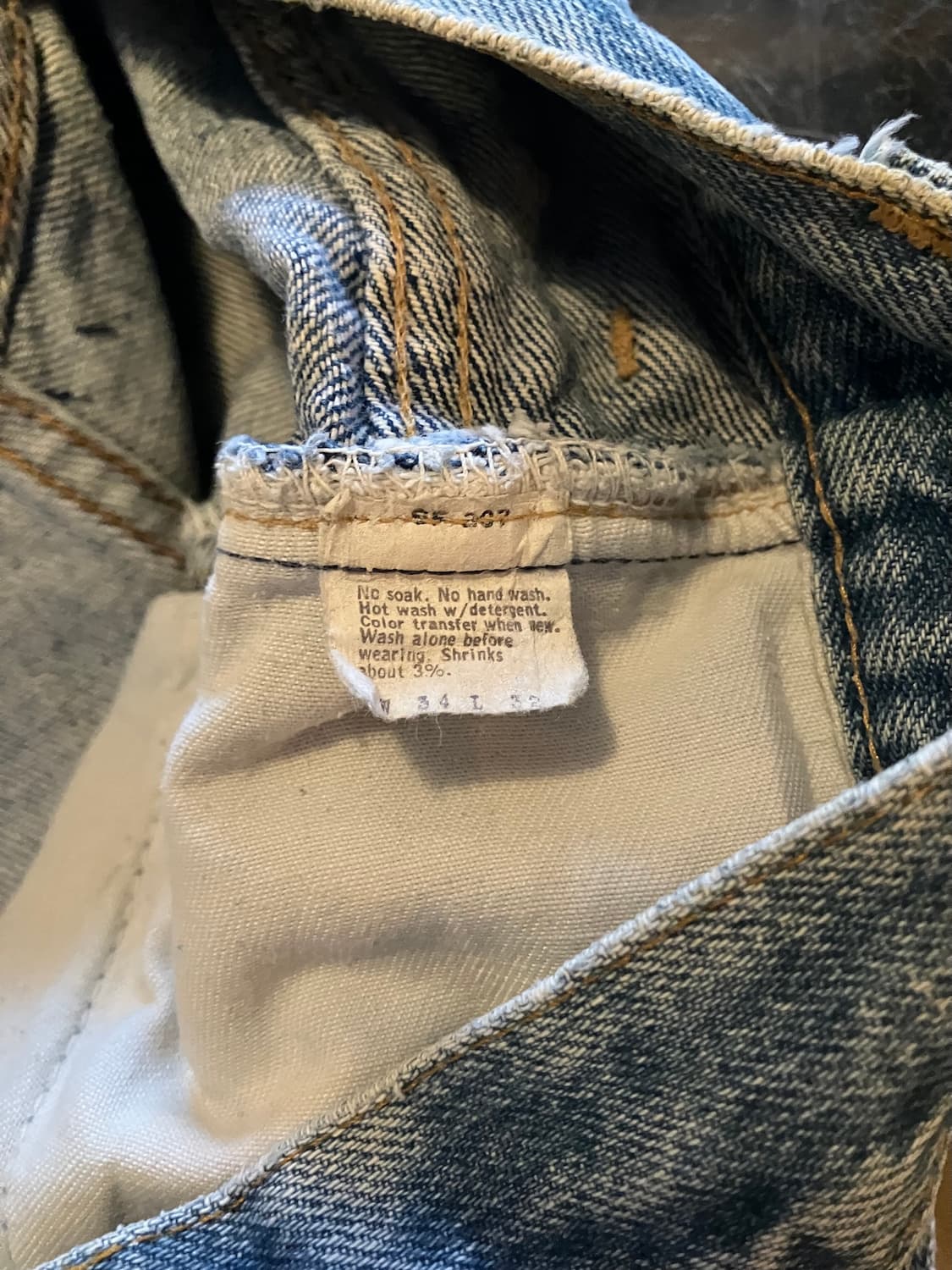 70s USA Levis 517 66후기 부츠컷 데님 팬츠 상품이미지9