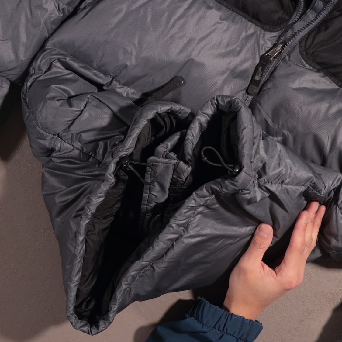 00s 노스페이스 눕시 700 회색 상품이미지6