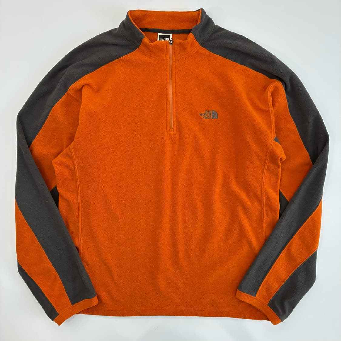 The northface  노스페이스 TKA 100 오렌지 반집업 플리스 상품이미지1