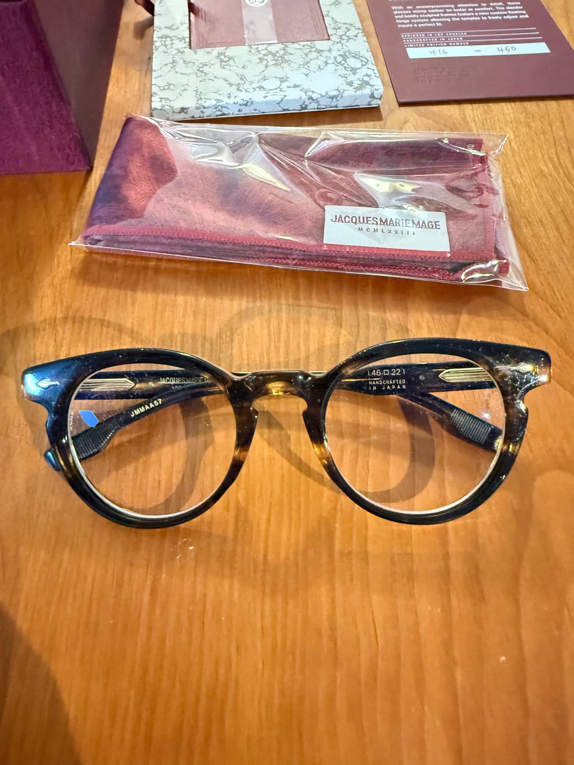 자크마리마지 ARP 안경 풀박스 상품이미지3